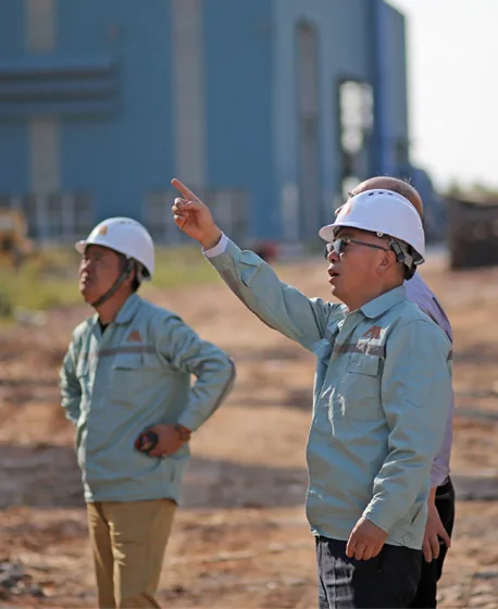 MMEC modular plant fabrication